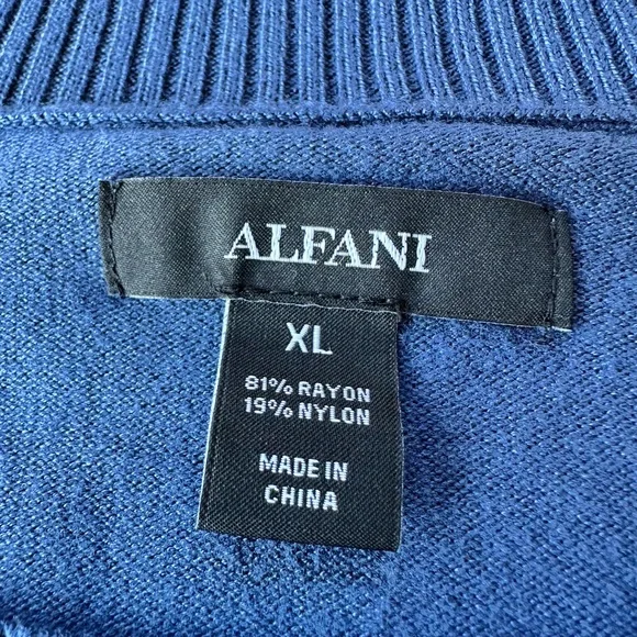 🎉5 for $40🎉 Alfani Sweater Pullover Women Size XL Blue - Picture 9 of 9